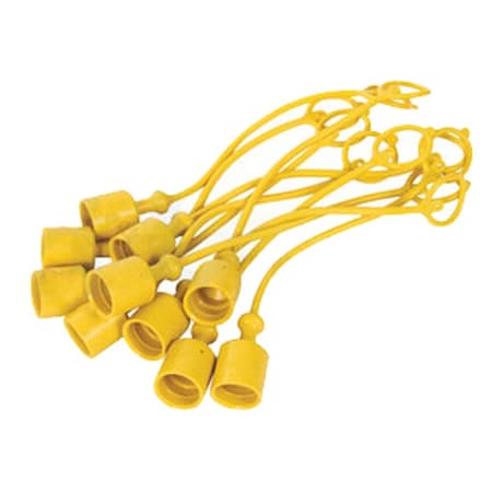 Aftermarket Dust Cap, 1/2 in, Yellow, 1Pc A-C211018-AI